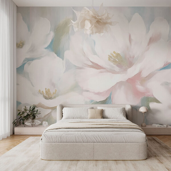 Peinture de fleurs blanches Peinture de fleurs blanches