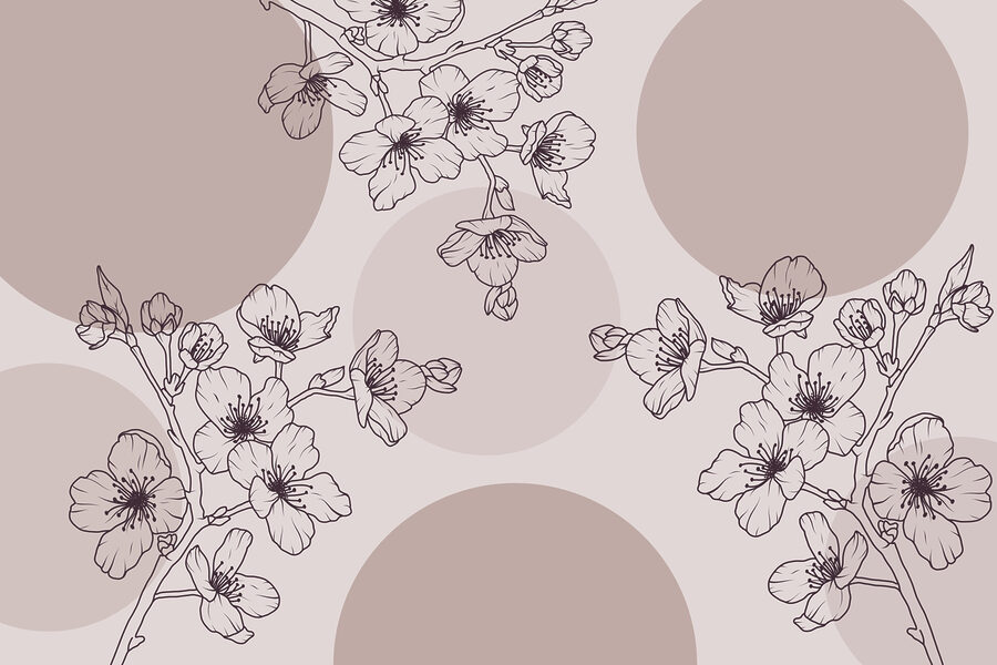 Des fleurs délicates aux teintes douces