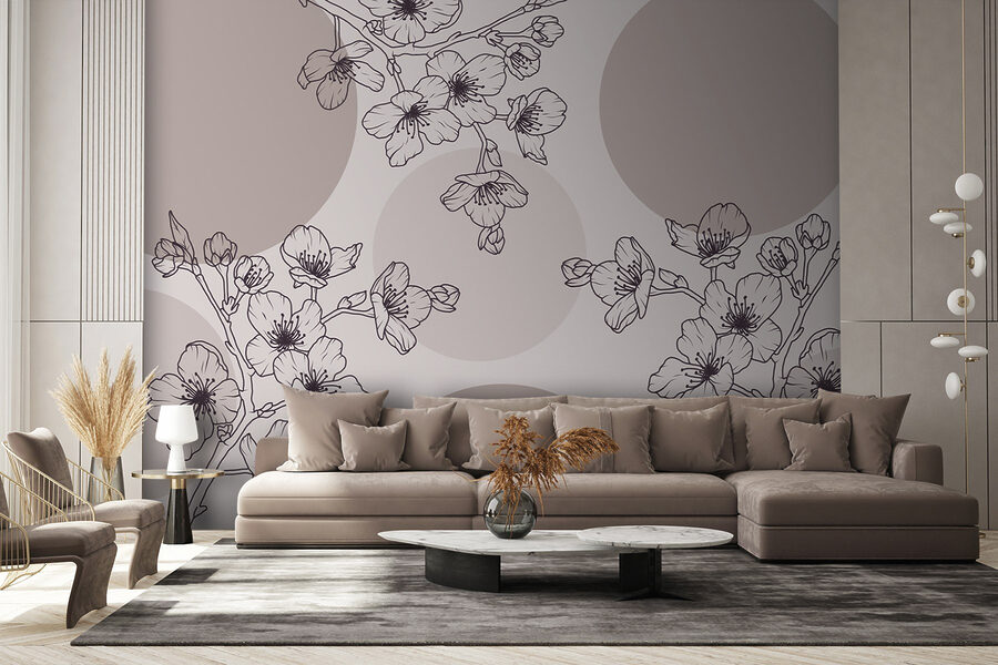 Des fleurs délicates aux teintes douces