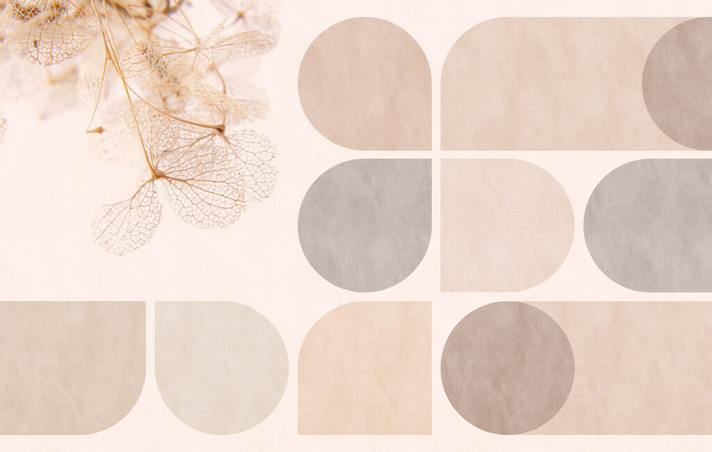 Des textures délicates se mélangent en harmonie. Des textures délicates se mélangent en harmonie.