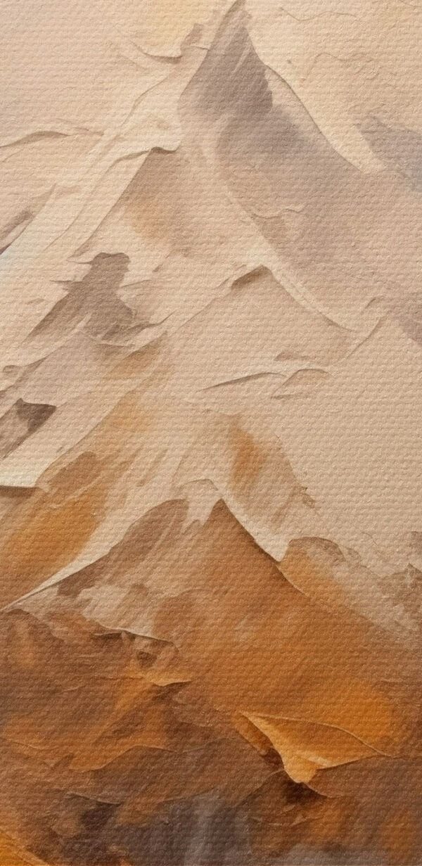 Peinture d'une chaîne de montagnes Peinture d'une chaîne de montagnes