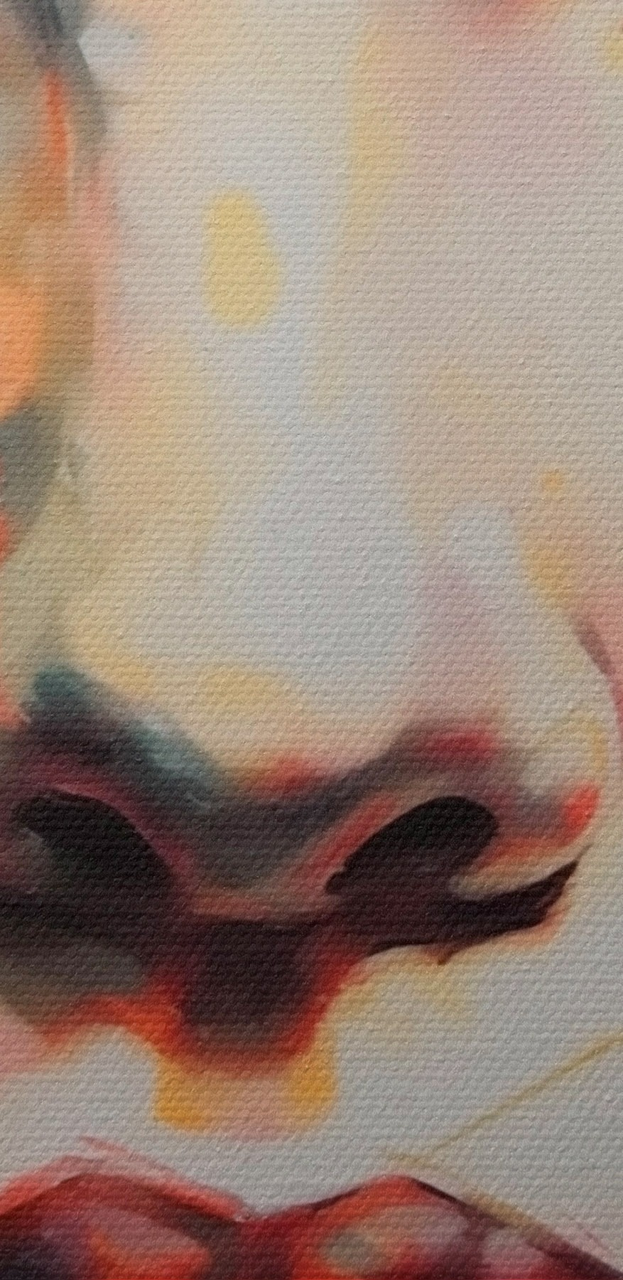 Peinture d'un visage de femme