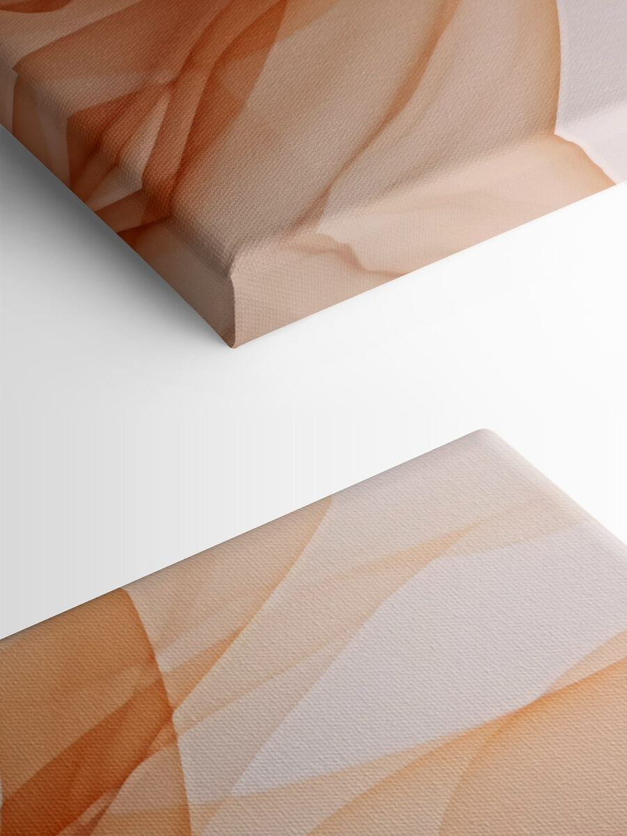 Motifs fluides dans des tons chauds