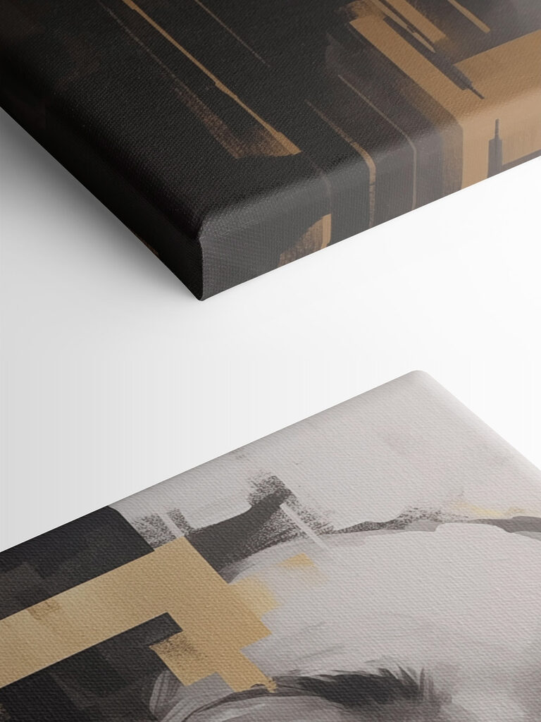 Painting of a woman's face Painting of a woman's face