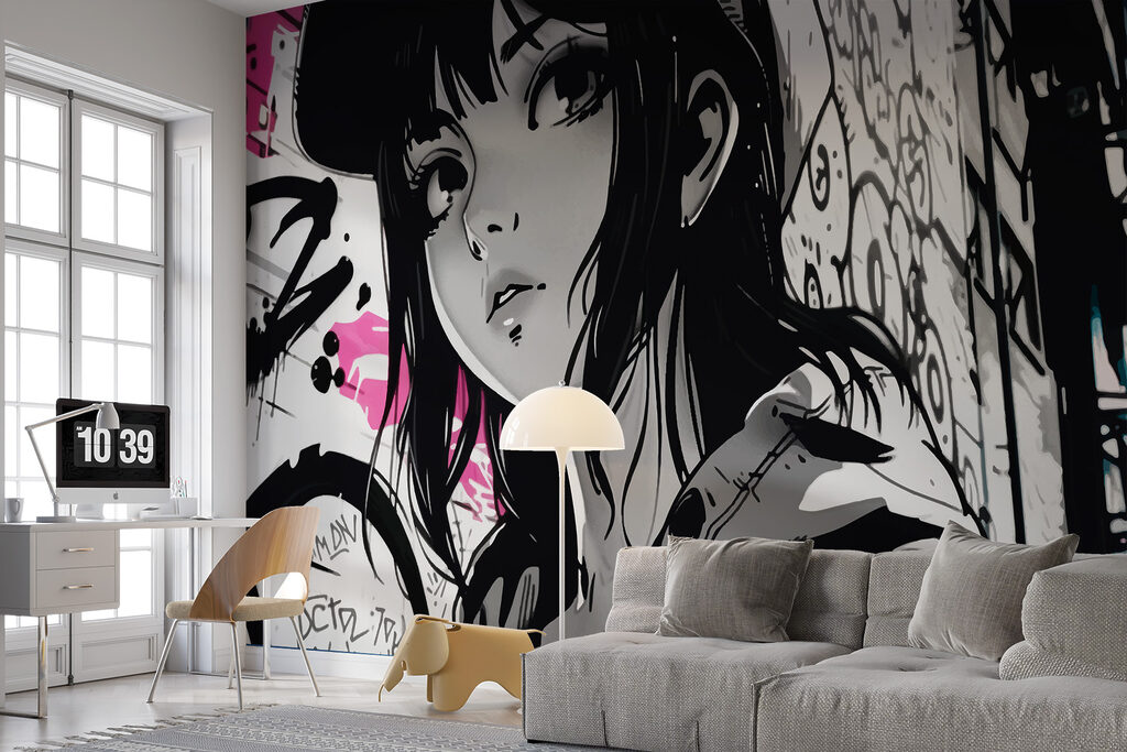 Cartoon of a woman with a hat Cartoon of a woman with a hat