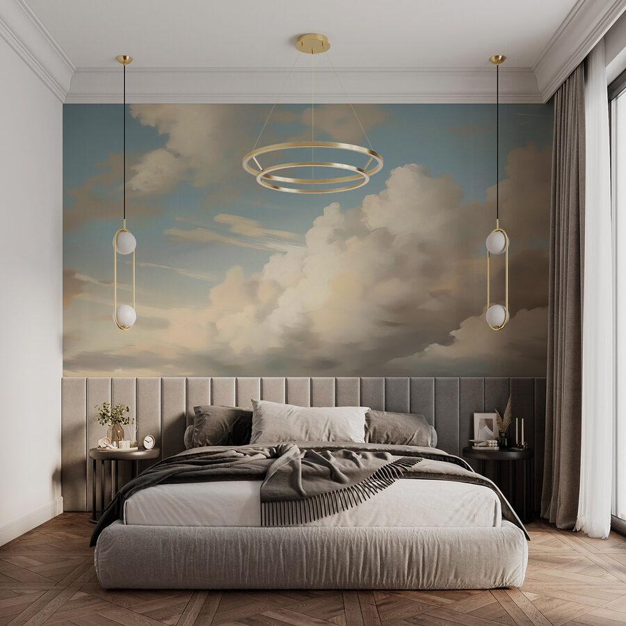 Ciel bleu avec nuages