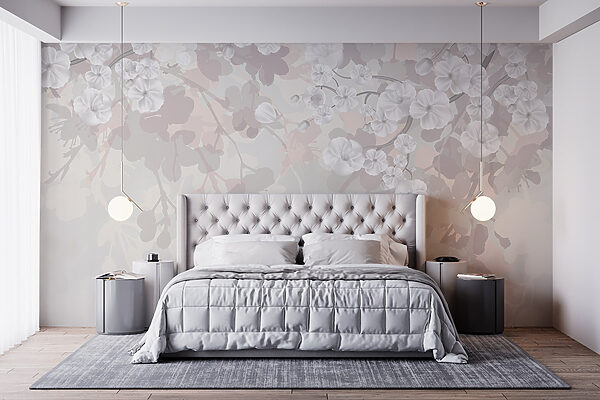Fleurs blanches sur fond blanc Fleurs blanches sur fond blanc