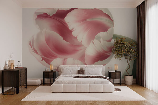Délicate tulipe rose en fleur w03638pib1r 600x400 - Délicate tulipe rose en fleur