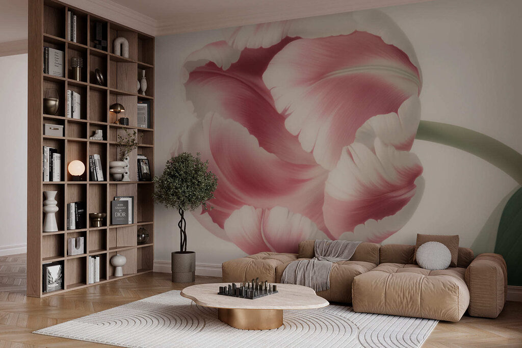 Délicate tulipe rose en fleur w03638pig1mr 1024x683 - Délicate tulipe rose en fleur