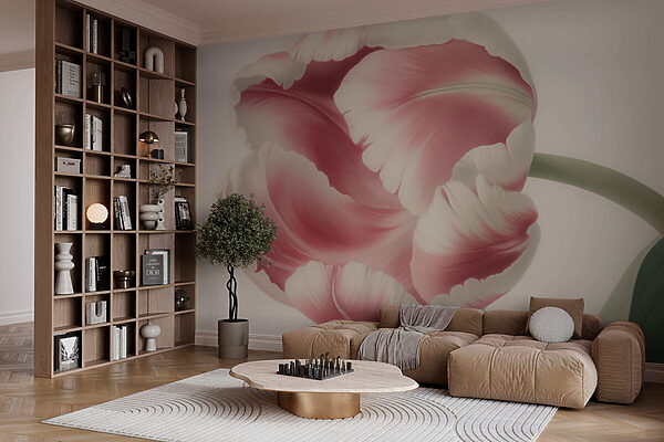 Délicate tulipe rose en fleur w03638pig1mr 600x400 - Délicate tulipe rose en fleur