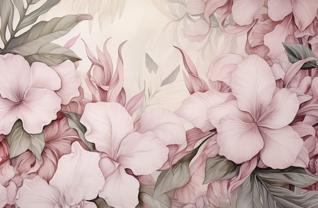 Fleurs délicates dans des tons pastels Fleurs délicates dans des tons pastels