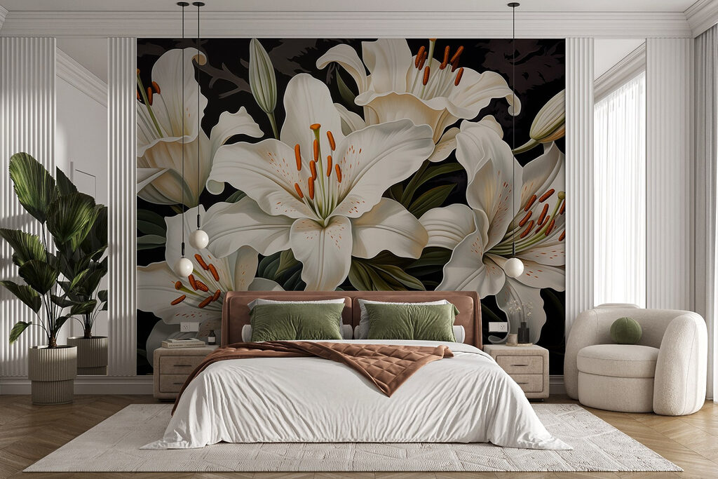 Delicate blooms in serene colors Delicate blooms in serene colors