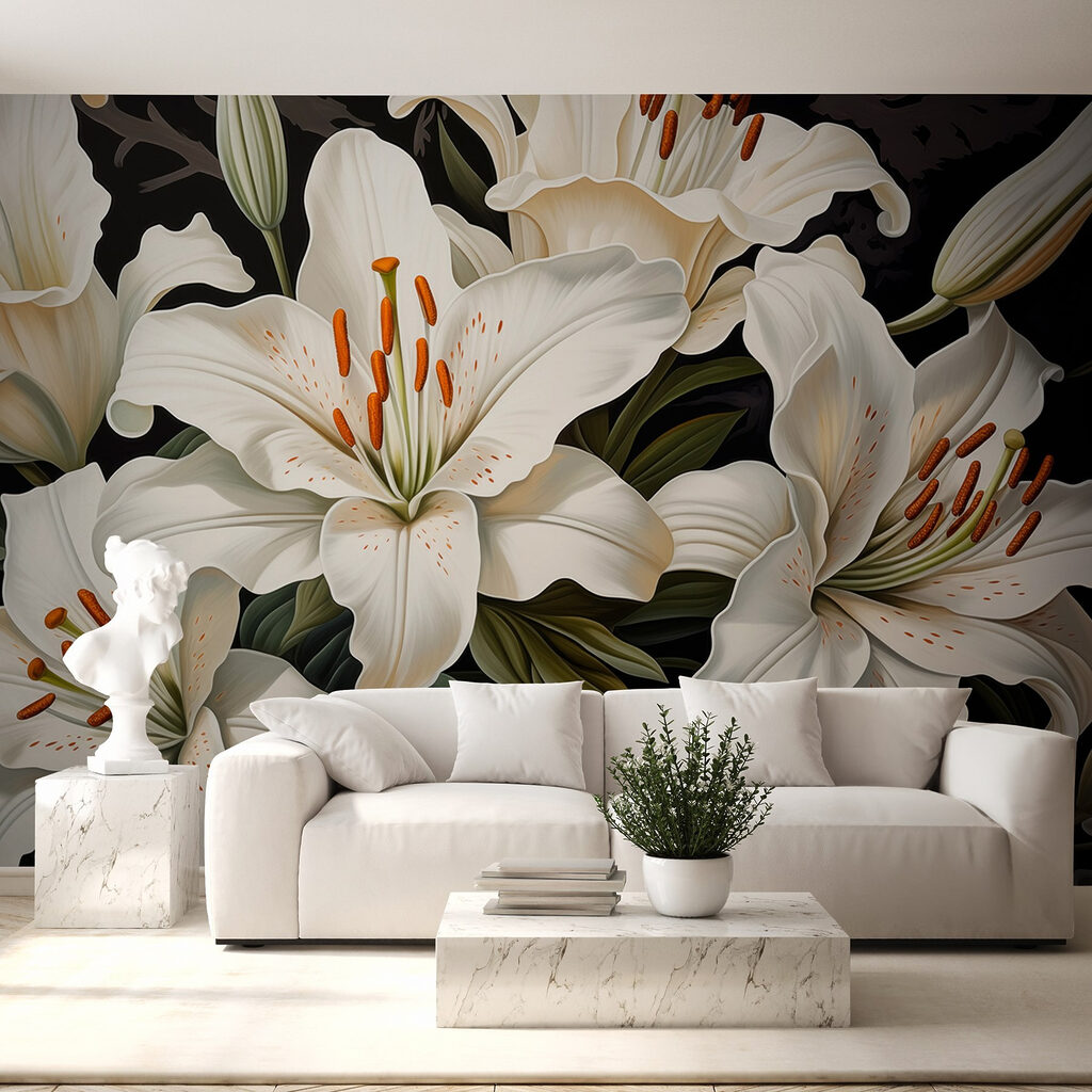 Delicate blooms in serene colors Delicate blooms in serene colors