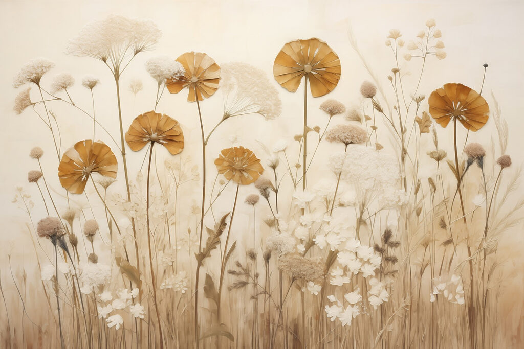 Delicate blooms in soft hues Delicate blooms in soft hues