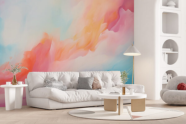 Peinture colorée de nuages Peinture colorée de nuages