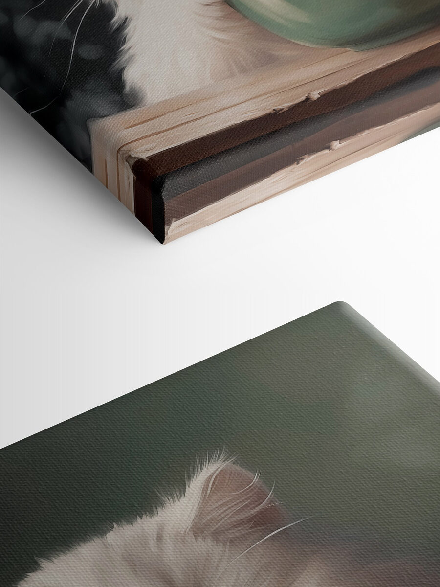 Tableaux Chat tenant une tasse – Image 3