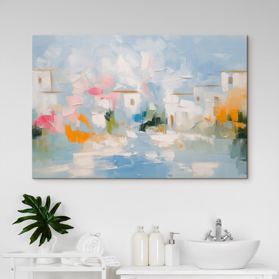 Peinture d'un paysage