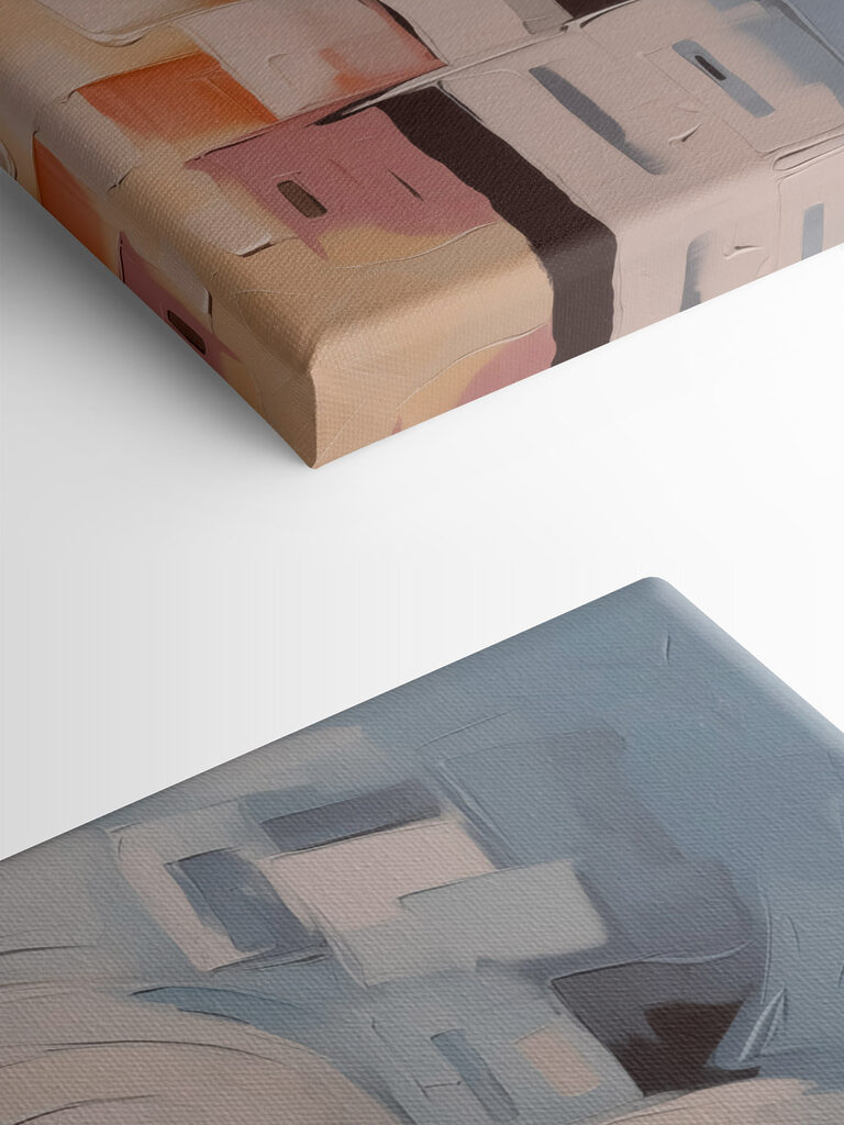 Painting of a spiraling pattern