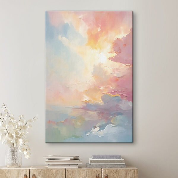 Peinture d'un coucher de soleil Peinture d'un coucher de soleil