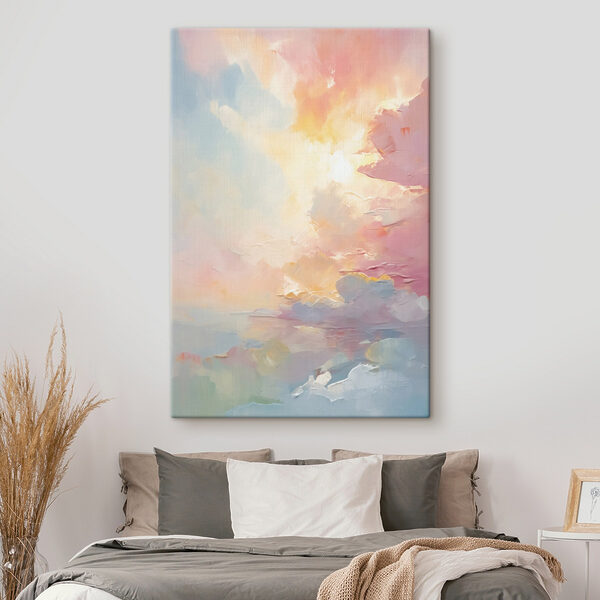 Peinture d'un coucher de soleil Peinture d'un coucher de soleil
