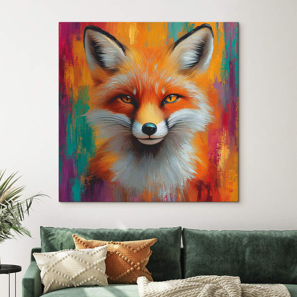 Peinture d'un renard Peinture d'un renard
