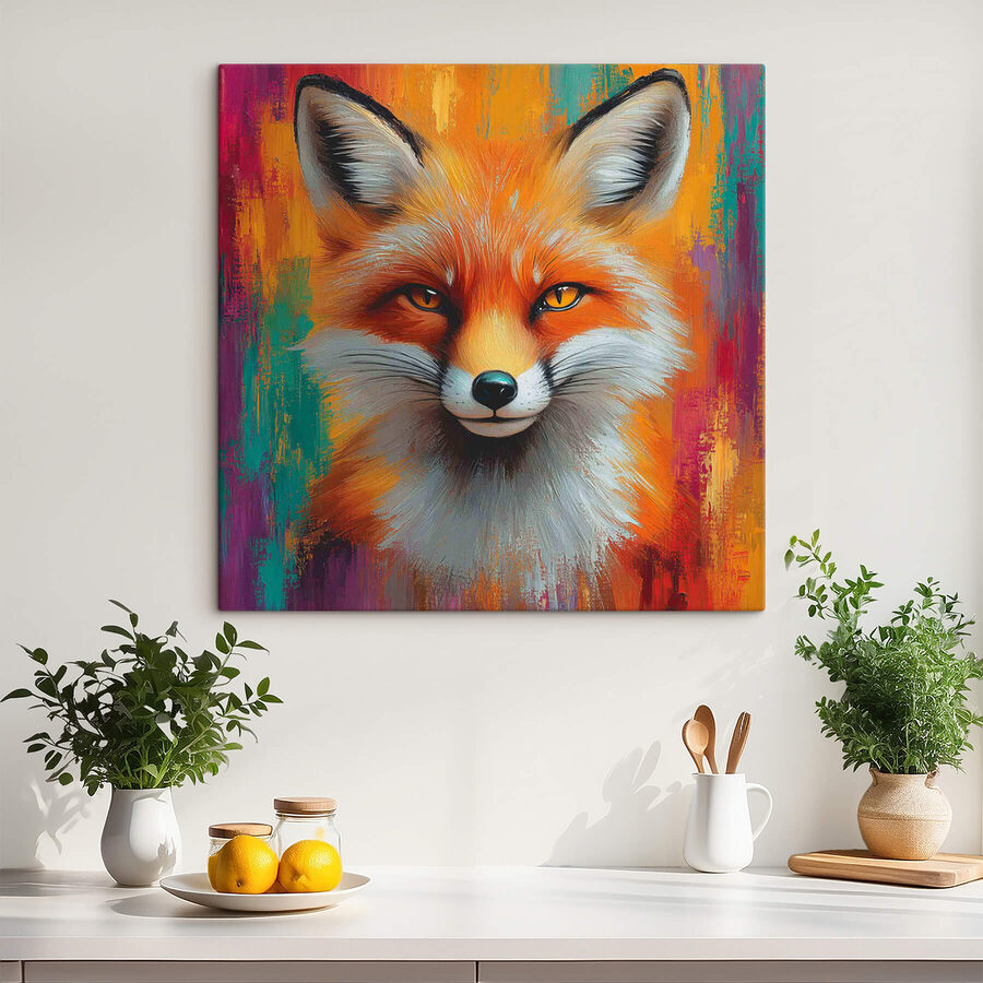 Peinture d'un renard Peinture d'un renard