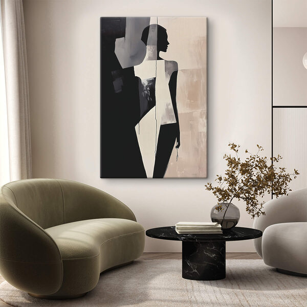 Visage de femme dans une robe blanche Visage de femme dans une robe blanche