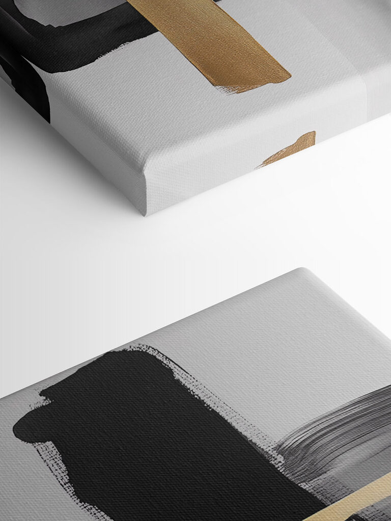 Black and white painting