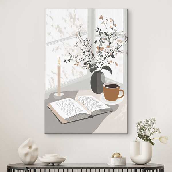 Livre et tasse de café sur une table Livre et tasse de café sur une table