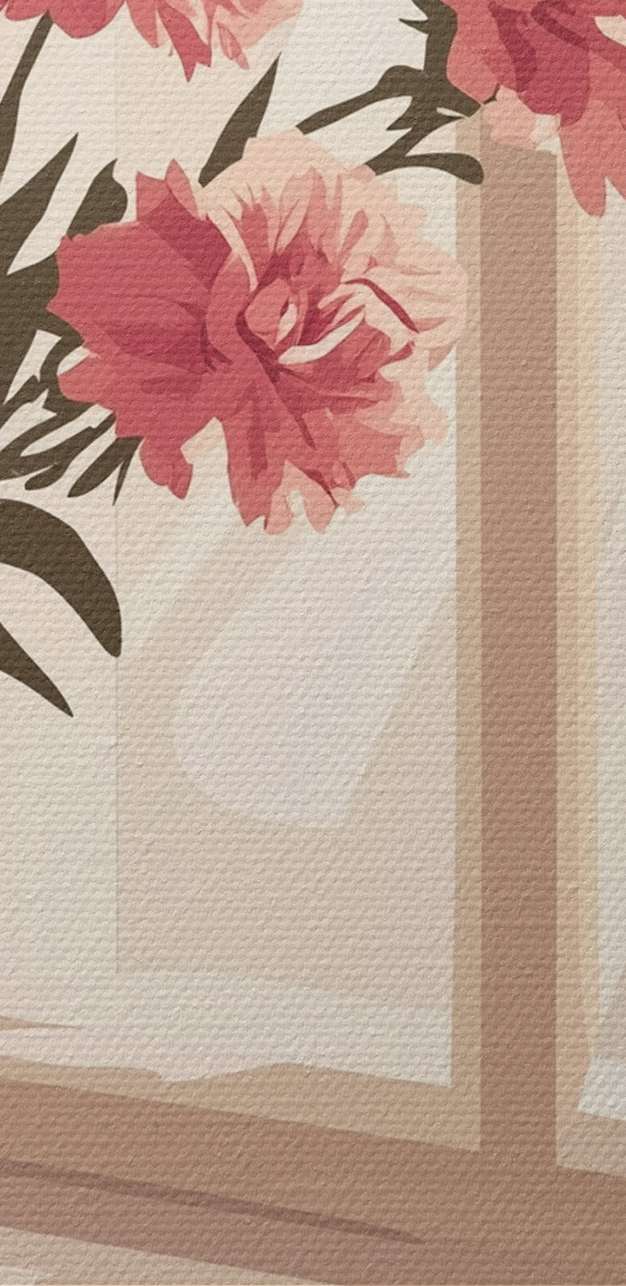 Livre et vase de fleurs