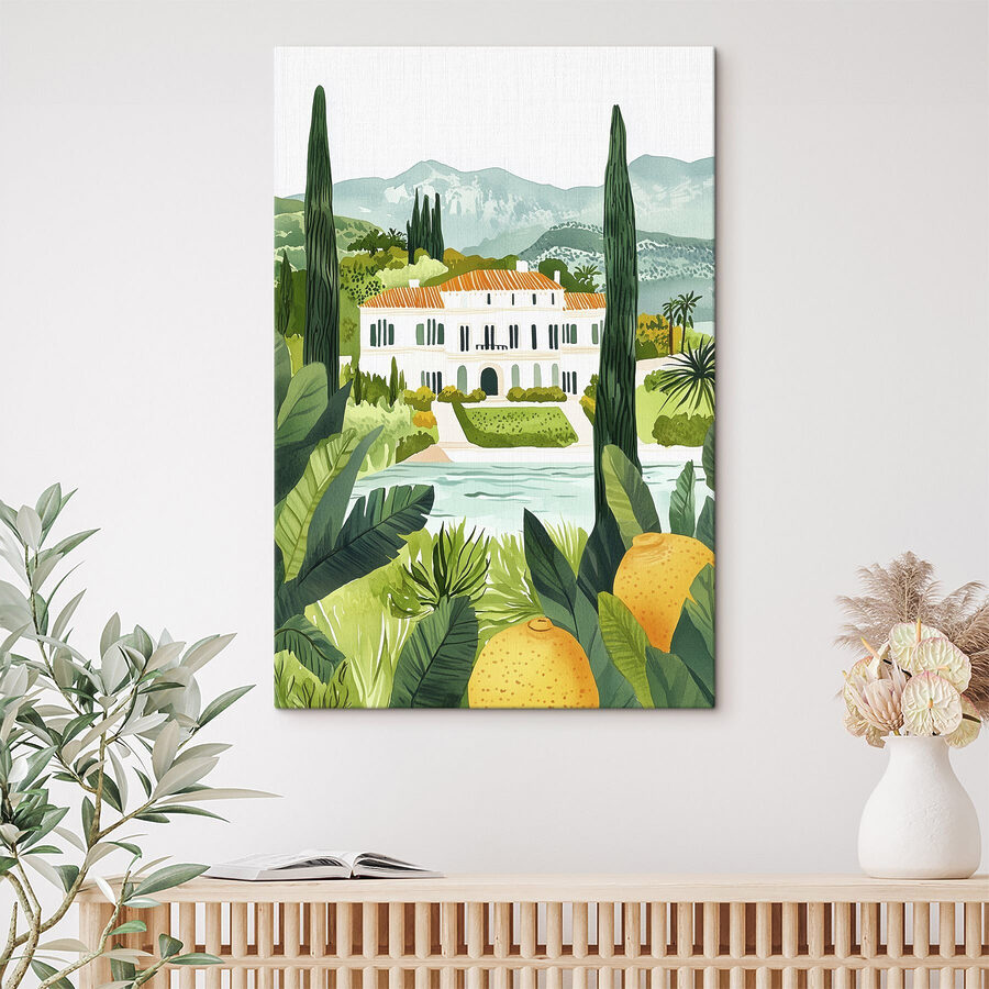 Maison avec piscine et arbres