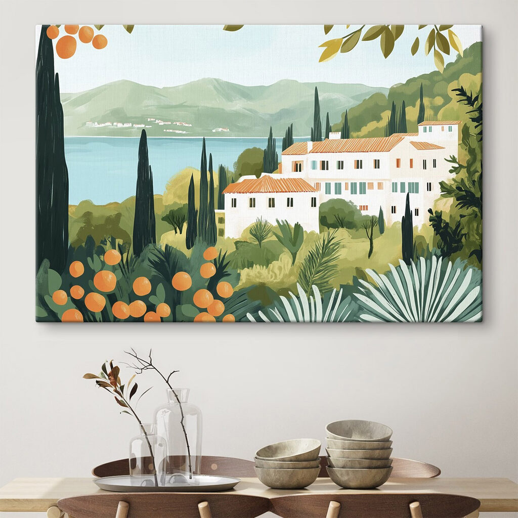 House surrounded by trees and plants