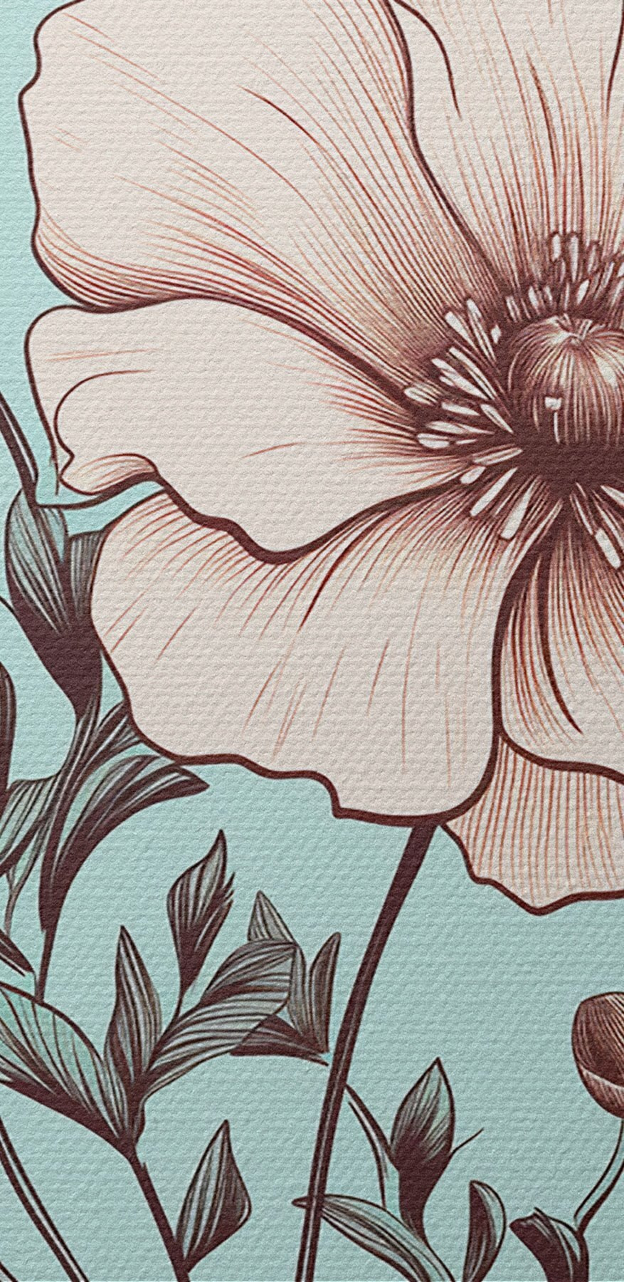Dessin d'une fleur
