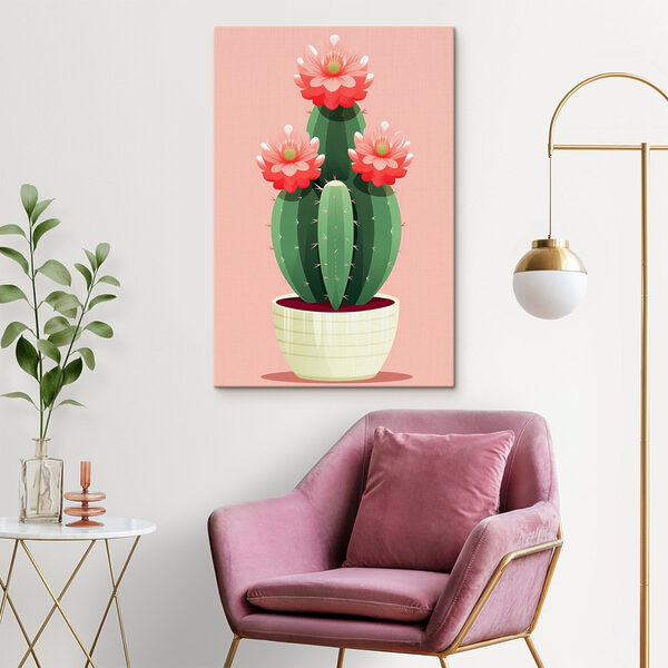 Cactus à fleurs roses Cactus à fleurs roses