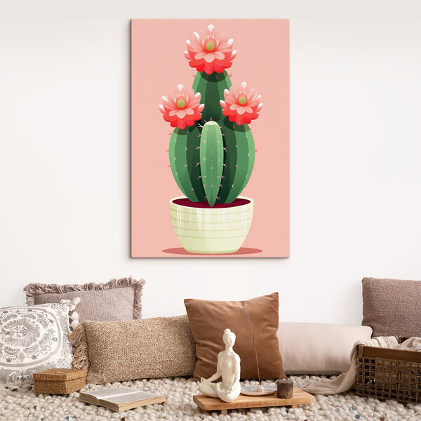 Cactus à fleurs roses Cactus à fleurs roses