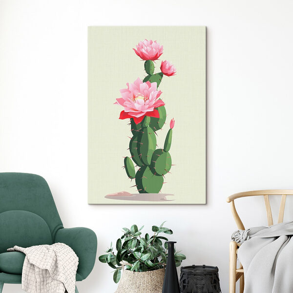 Cactus à fleurs roses Cactus à fleurs roses