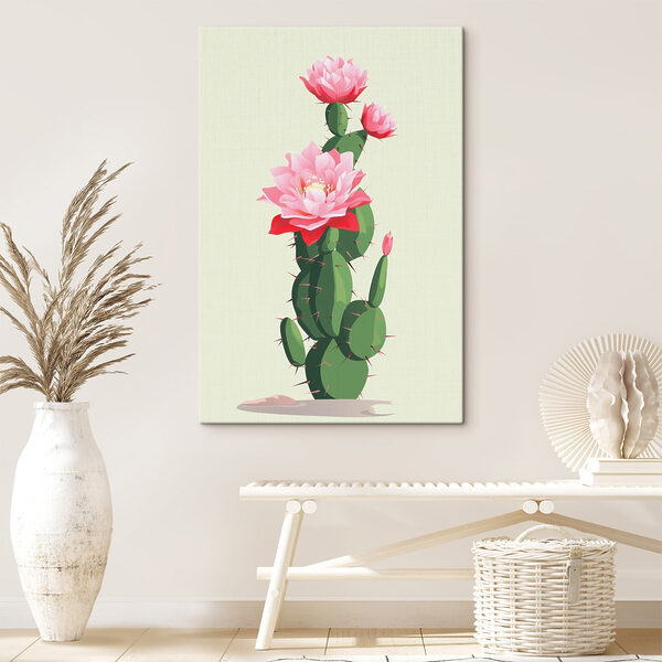 Cactus à fleurs roses Cactus à fleurs roses