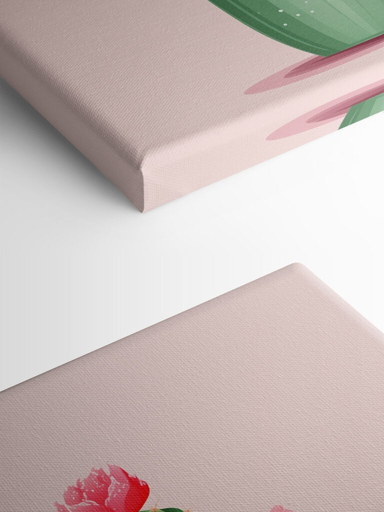 Cactus with flowers in a pot