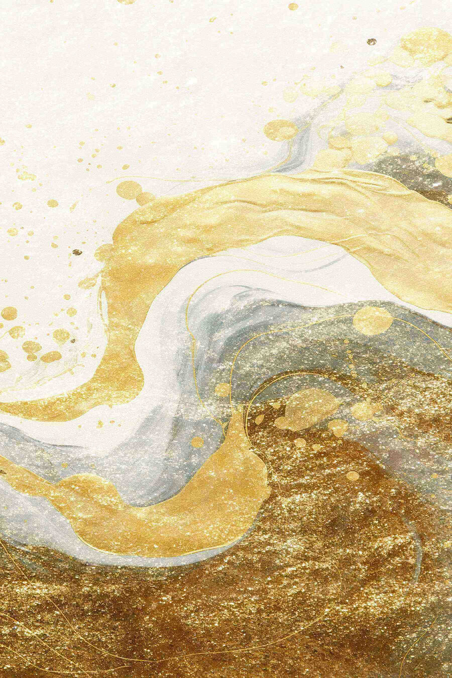 Vagues abstraites dans des tons pastel.