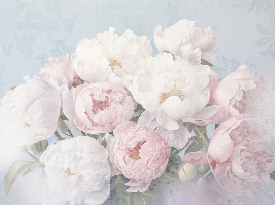 Bouquet de fleurs roses et blanches Bouquet de fleurs roses et blanches