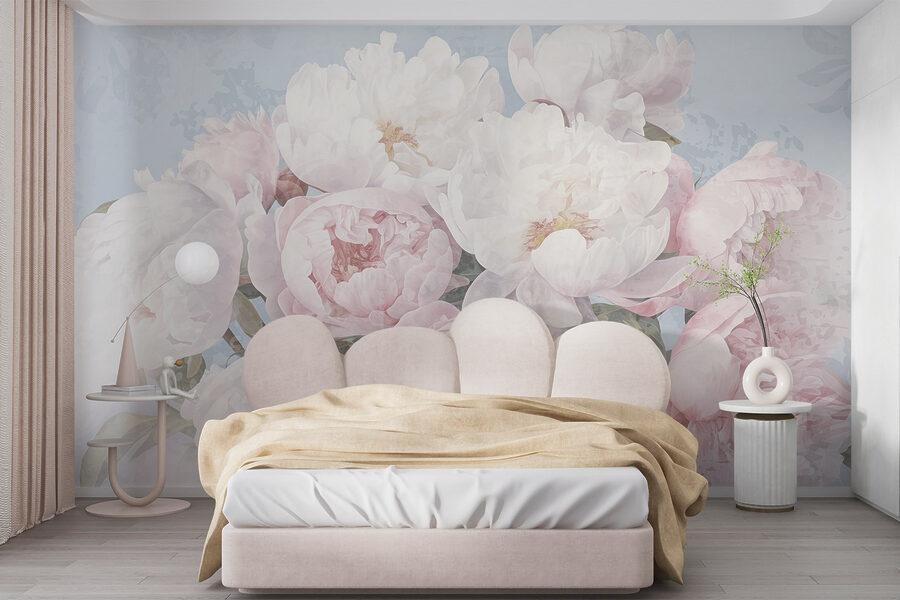 Bouquet de fleurs roses et blanches Bouquet de fleurs roses et blanches