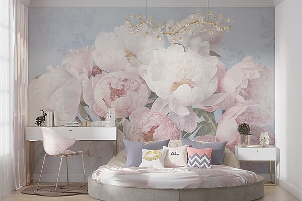 Bouquet de fleurs roses et blanches Bouquet de fleurs roses et blanches