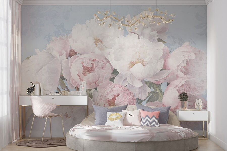 Bouquet de fleurs roses et blanches Bouquet de fleurs roses et blanches
