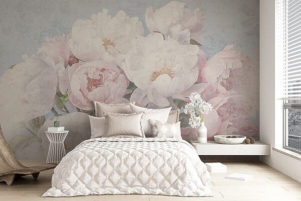 Bouquet de fleurs roses et blanches Bouquet de fleurs roses et blanches