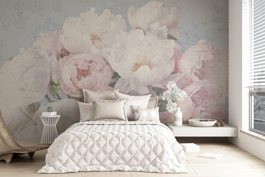 Bouquet de fleurs roses et blanches Bouquet de fleurs roses et blanches