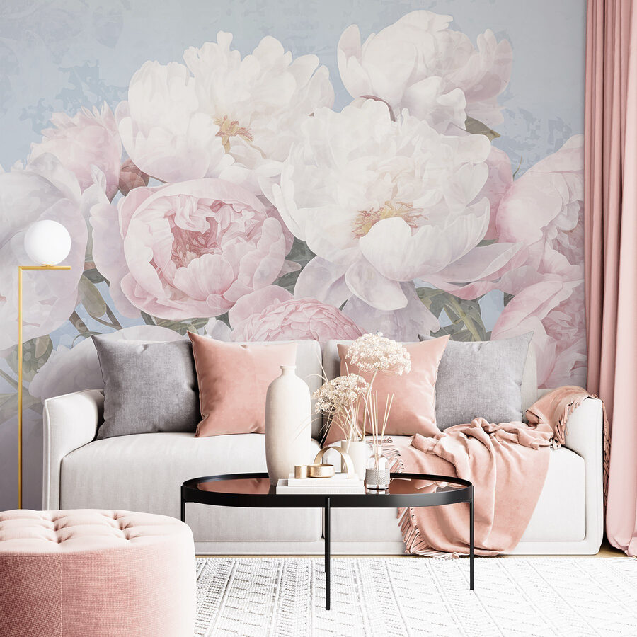 Bouquet de fleurs roses et blanches Bouquet de fleurs roses et blanches