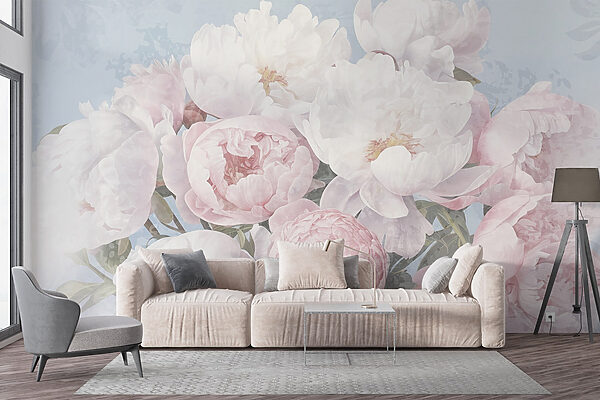 Bouquet de fleurs roses et blanches Bouquet de fleurs roses et blanches