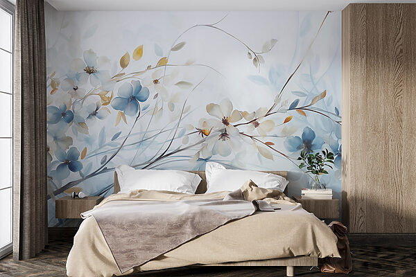 Peinture de fleurs et de feuilles Peinture de fleurs et de feuilles