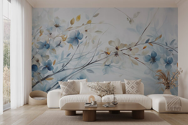 Peinture de fleurs et de feuilles Peinture de fleurs et de feuilles