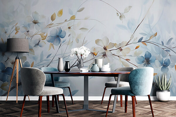 Peinture de fleurs et de feuilles Peinture de fleurs et de feuilles